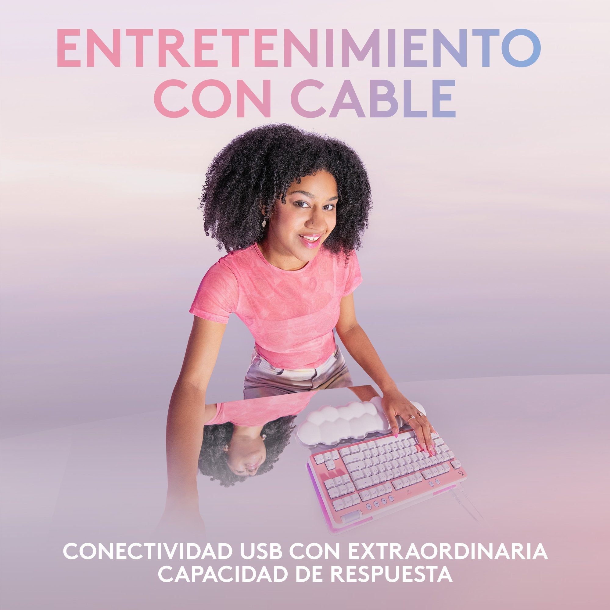 EAN 5099206098572 - Logitech G 920-010414 teclado Juego USB QWERTY Español Blanco imagen 7