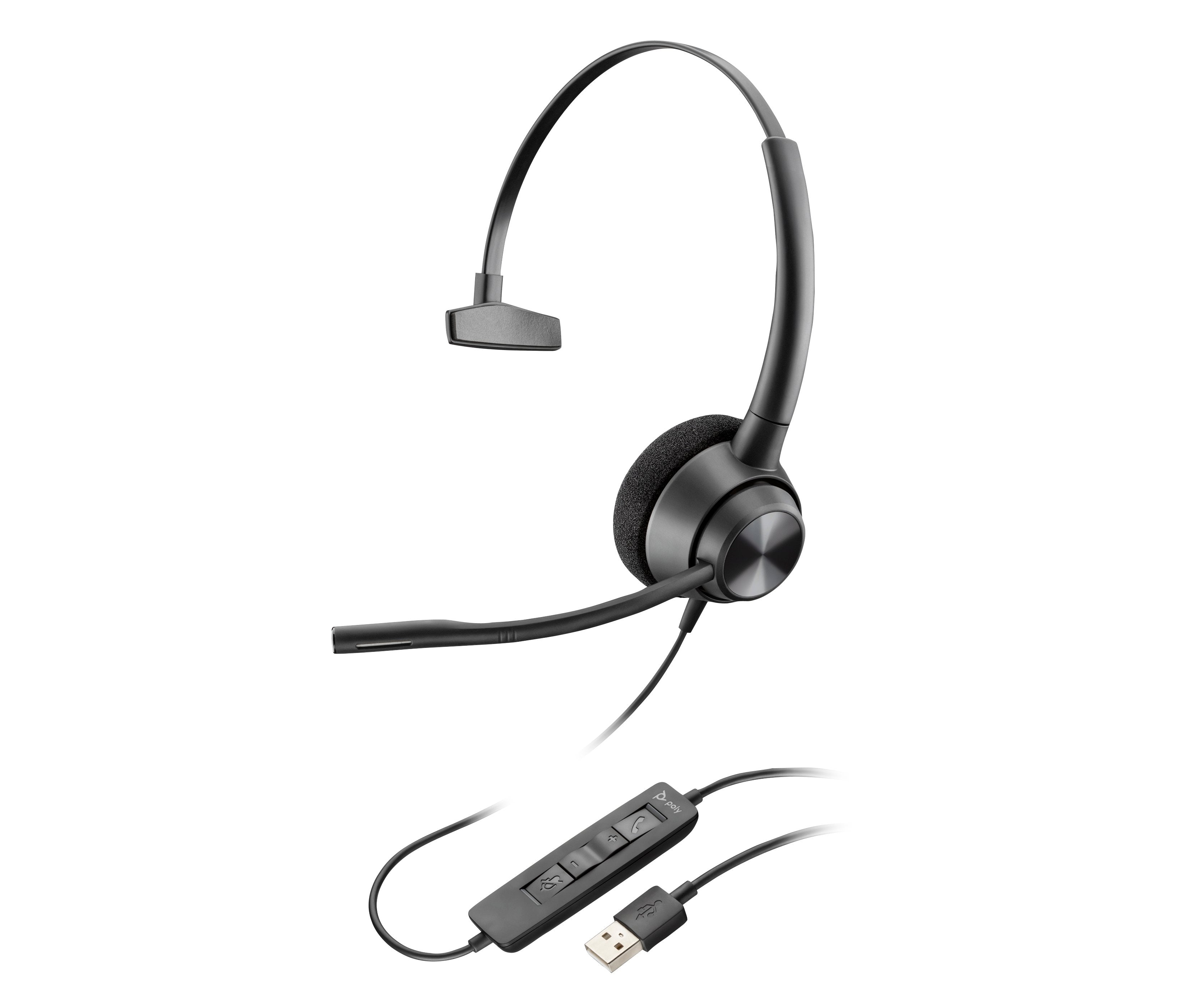 EAN 0197029428240 - HP Poly EncorePro 310 Monaural USB-A Headset TAA Alámbrico Diadema Oficina/Centro de llamadas USB tipo A imagen 3