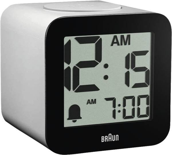 Braun Bc 25 Wp Weiss Quarzwecker Mit Sprachausgabe