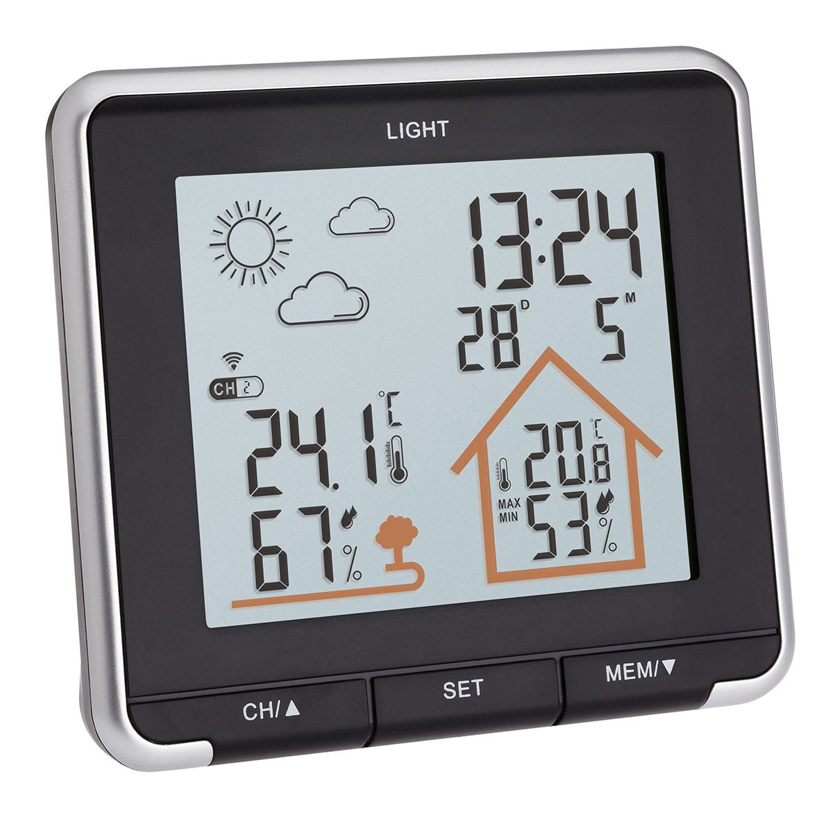 EAN 4009816033864 - TFA-Dostmann LIFE Negro, Plata Batería imagen 1