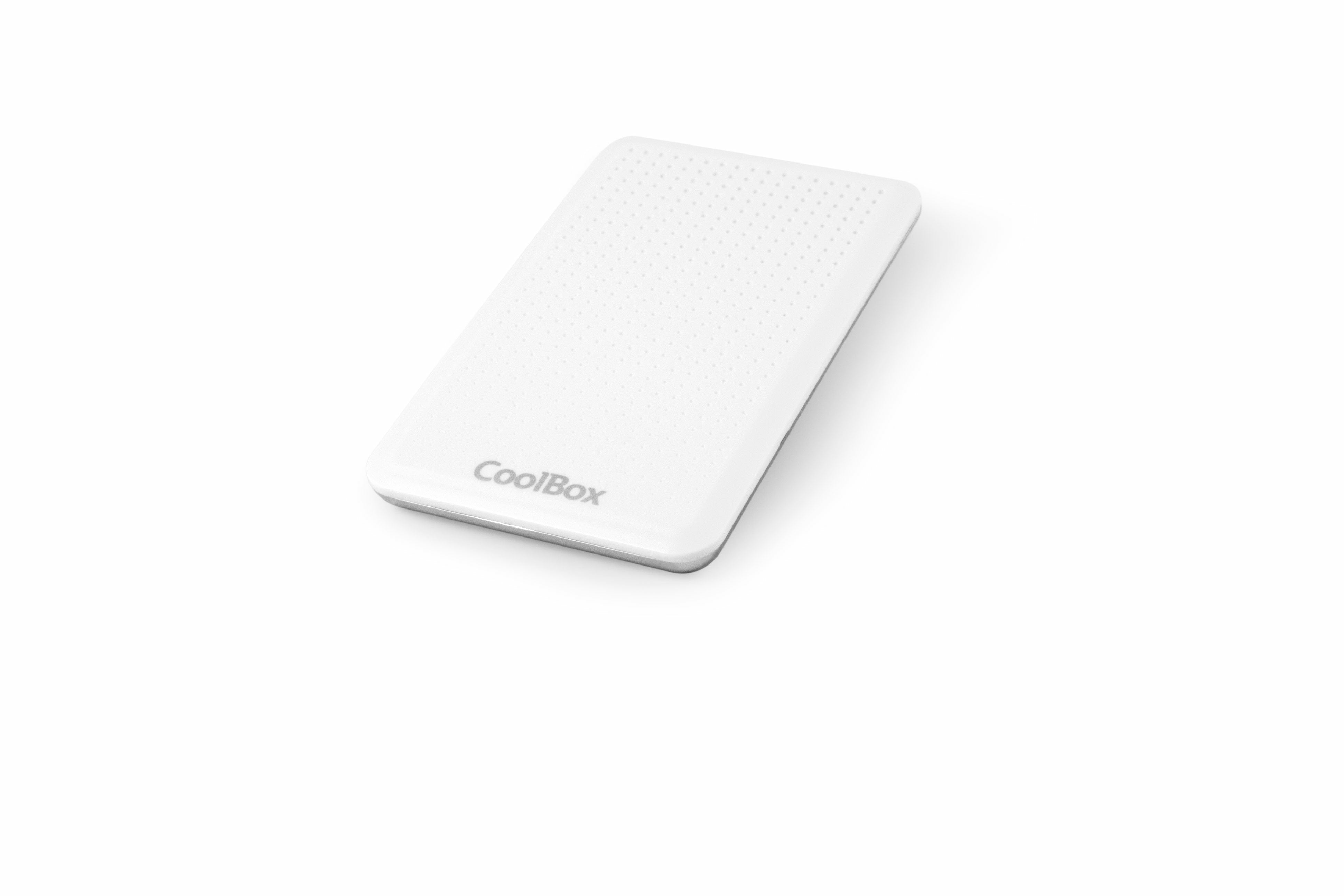 EAN 8436556145360 - CoolBox SlimChase M-2503 Carcasa de disco duro/SSD Blanco 2.5" imagen 1