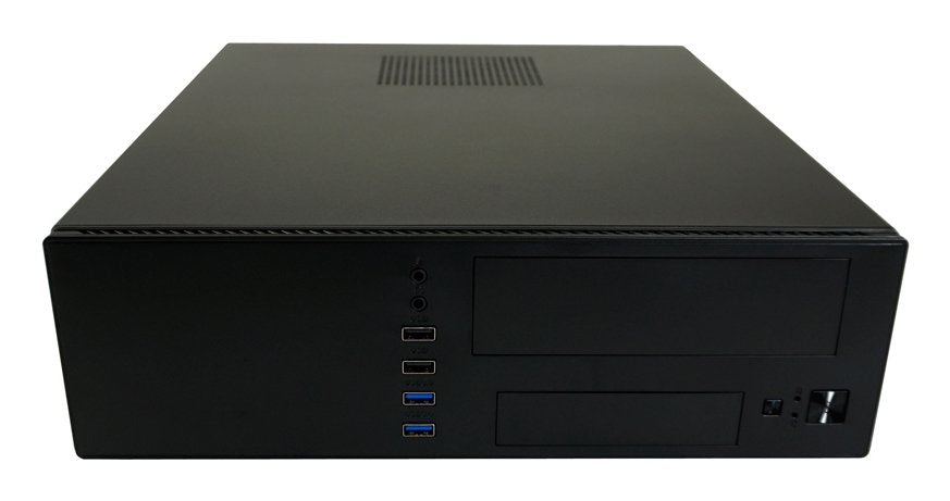 Gehäuse Microjoower Matx 1406mb-400tf Usb-C Usb-A Hd Audio Mit Netzteil