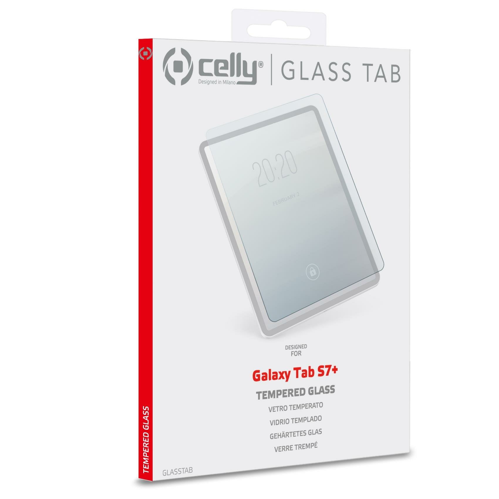 Celly Glasstab Protector De Pantalla Samsung Galaxy Tab S7+