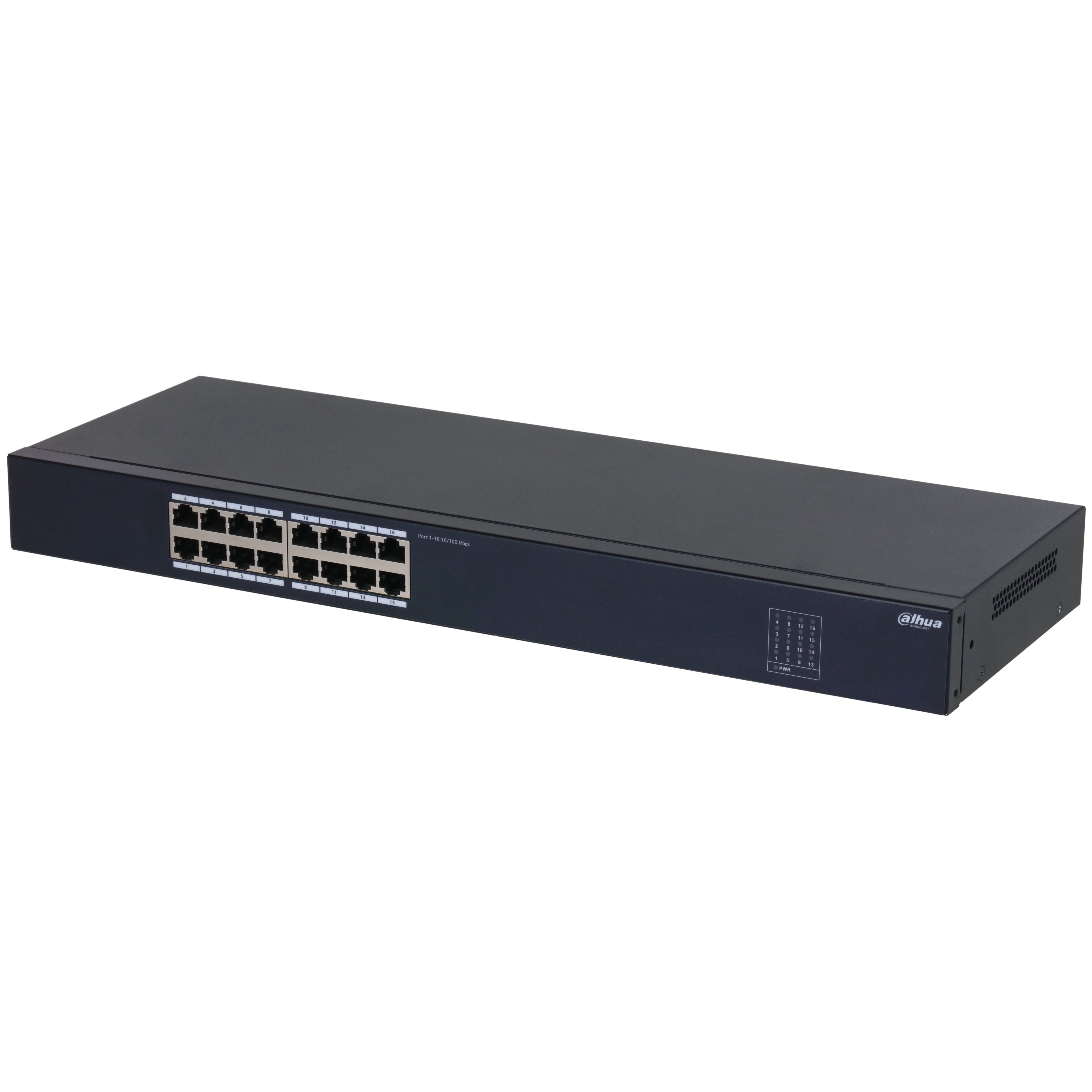 EAN 6923172597519 - Dahua Technology SF1016 No administrado L2 Fast Ethernet (10/100) Negro imagen 1