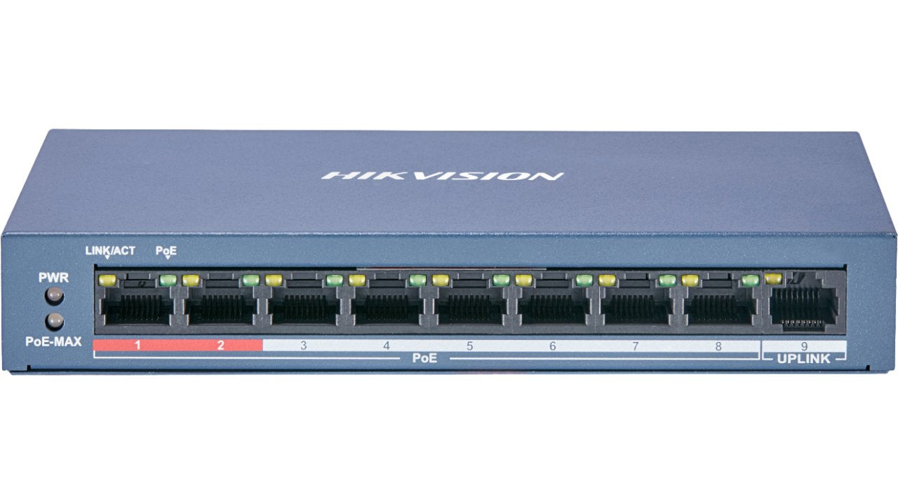 Hikvision Ds-3e0109p-E / M (B) Switch No Administrado Poe
