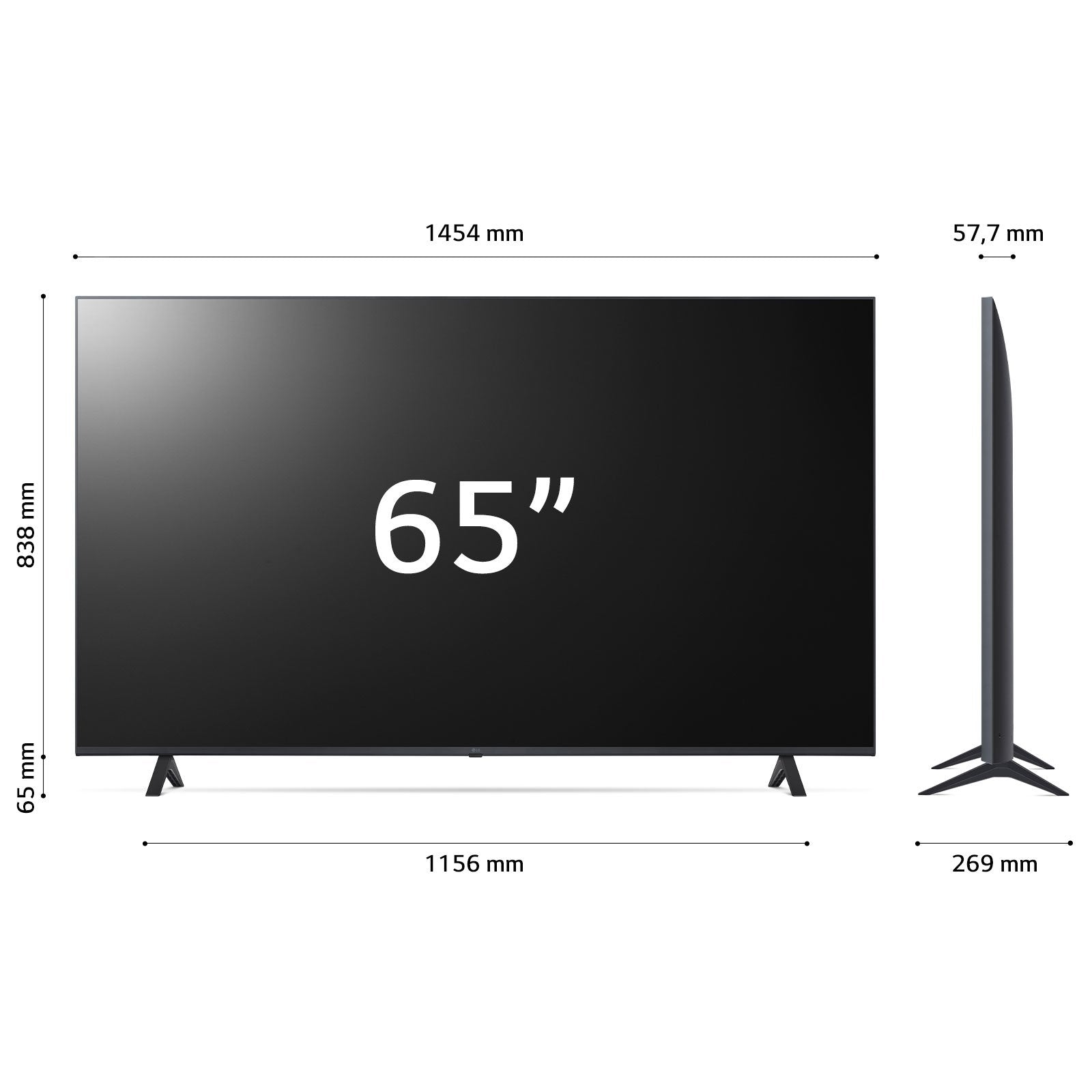 EAN 8806087095357 - LG UHD 65UR78006LK.API Televisor 165,1 cm (65") 4K Ultra HD Smart TV Wifi Negro imagen 3