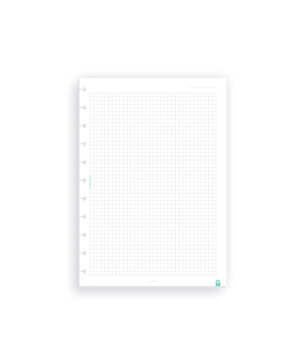 Carchivo Recambio Cuaderno Ingeniox A4 50 Hojas Extraíbles 100gr Cuadrícula 5x5