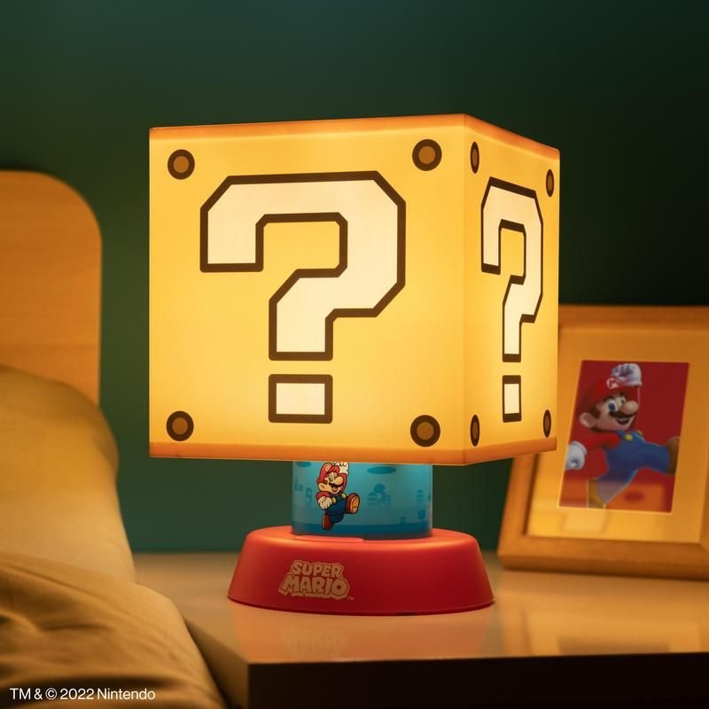 Lampara Paladone Super Mario Icon Caja Sorpresa
