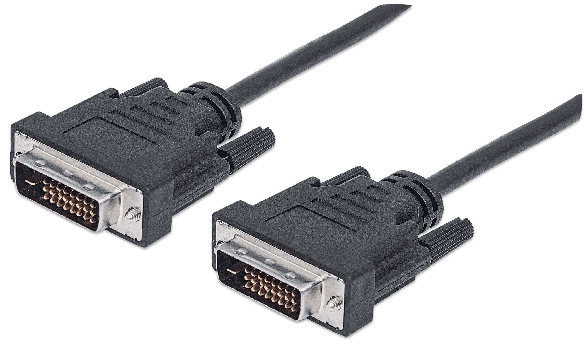 Manhattan Cable Dvi-D Duallink 24+1->24+1 M M 3m Negro