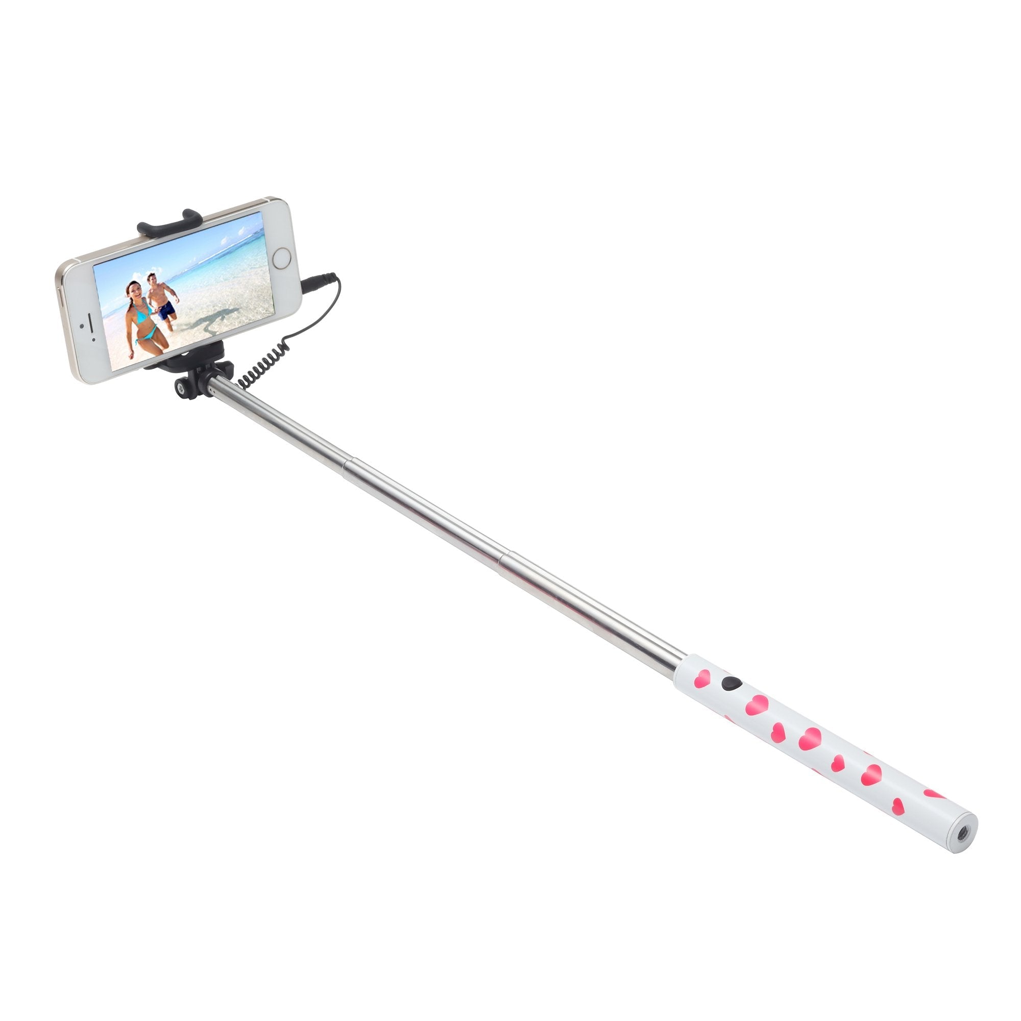 Palo Selfie Ultron Hot Shot Corazón Blanco Rosa