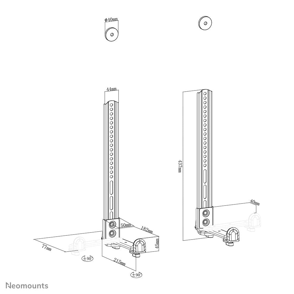 EAN 8717371449155 - Neomounts AWL29-650BL1 accesorio para soporte de televisor imagen 15