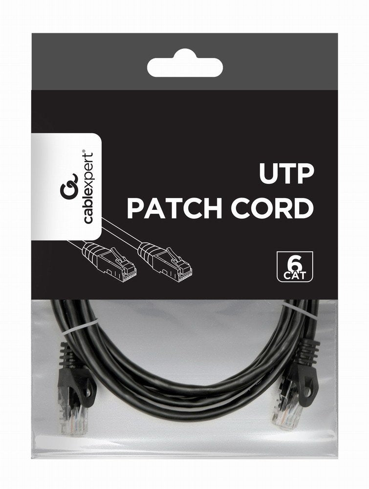 EAN 8716309093248 - Gembird PP6U-2M/BK cable de red Negro Cat6 U/UTP (UTP) imagen 2