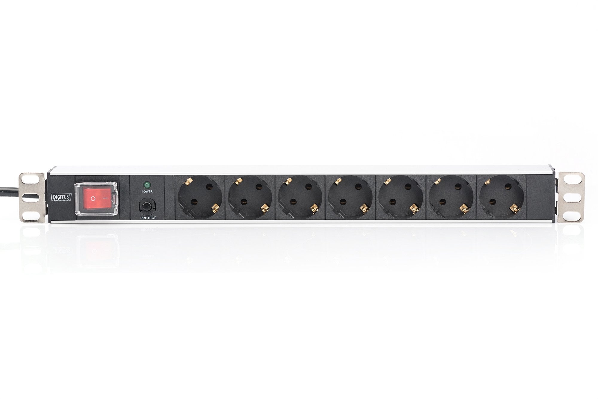 EAN 4016032266419 - Digitus DN-95403 limitador de tensión Negro 7 salidas AC 250 V 2 m imagen 2