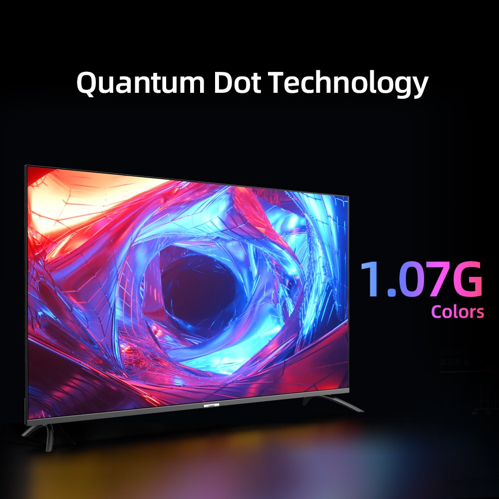 EAN 8592344204425 - CHiQ U55QM8V Televisor 139,7 cm (55") 4K Ultra HD Smart TV Wifi Gris, Plata 350 cd / m² imagen 3