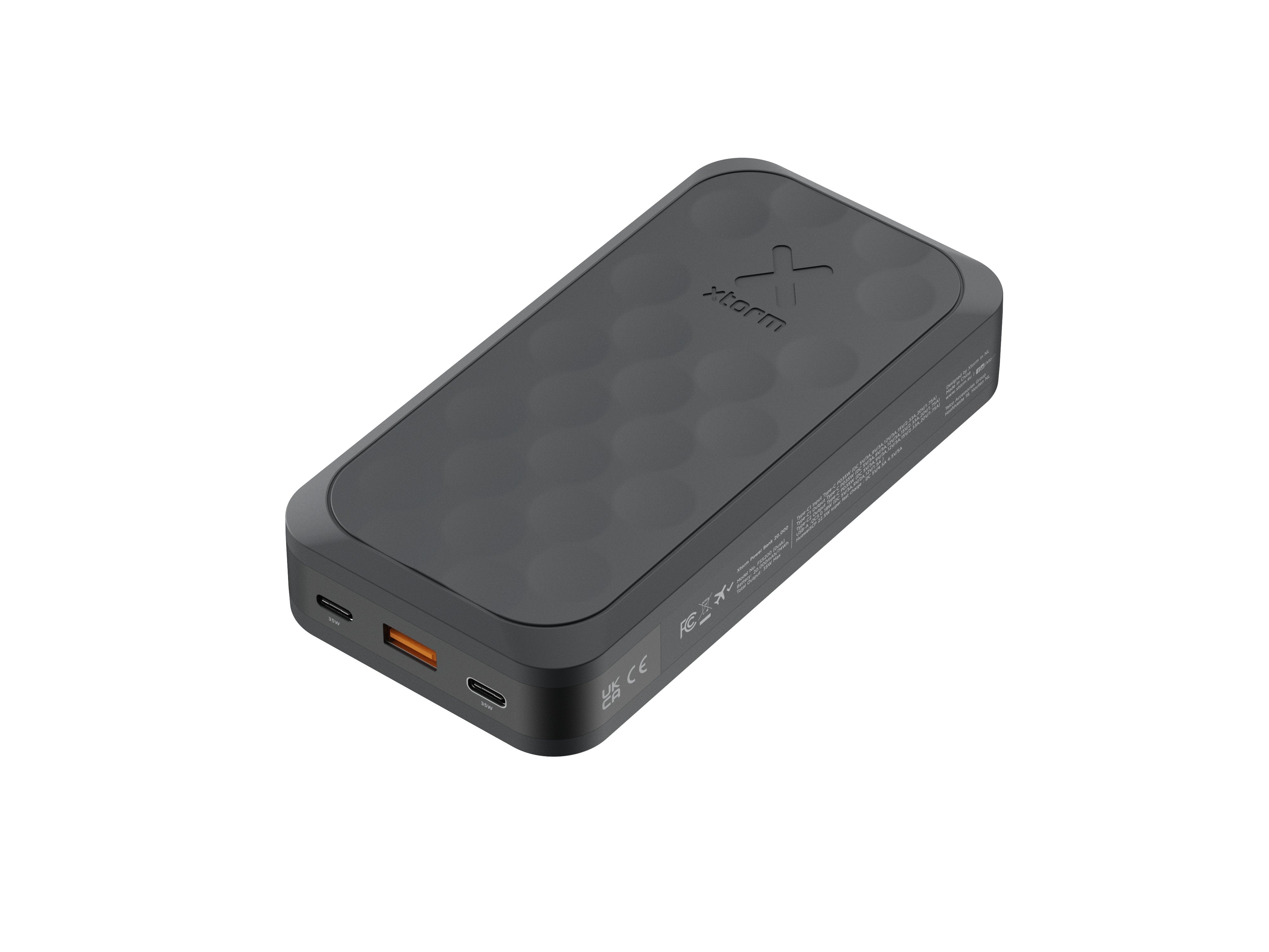 Power Bank Fuel Series Fs-5201 20000mah Negro Xtorm 20000mah/ Hasta 35w/ 2xusb-C, 1xusb-A/ Lcd