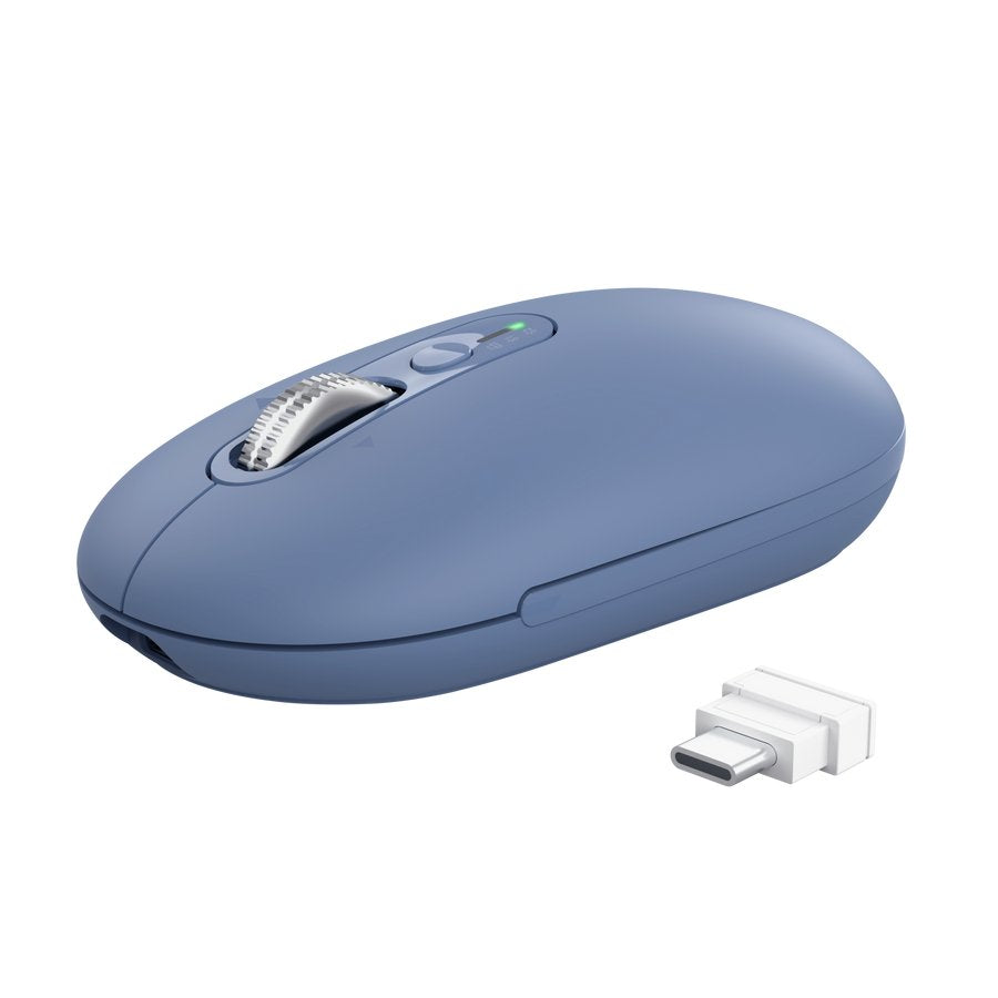 Raton Optico Wireless Fino Seron Azul Trust Hasta 3200 Dpi / Inalámbrico