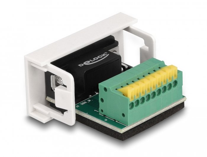 Delock Easy 45 Modulod-Sub 9 Pin Macho A 9 Pin Terminalblock 22,5 X 45 Mm