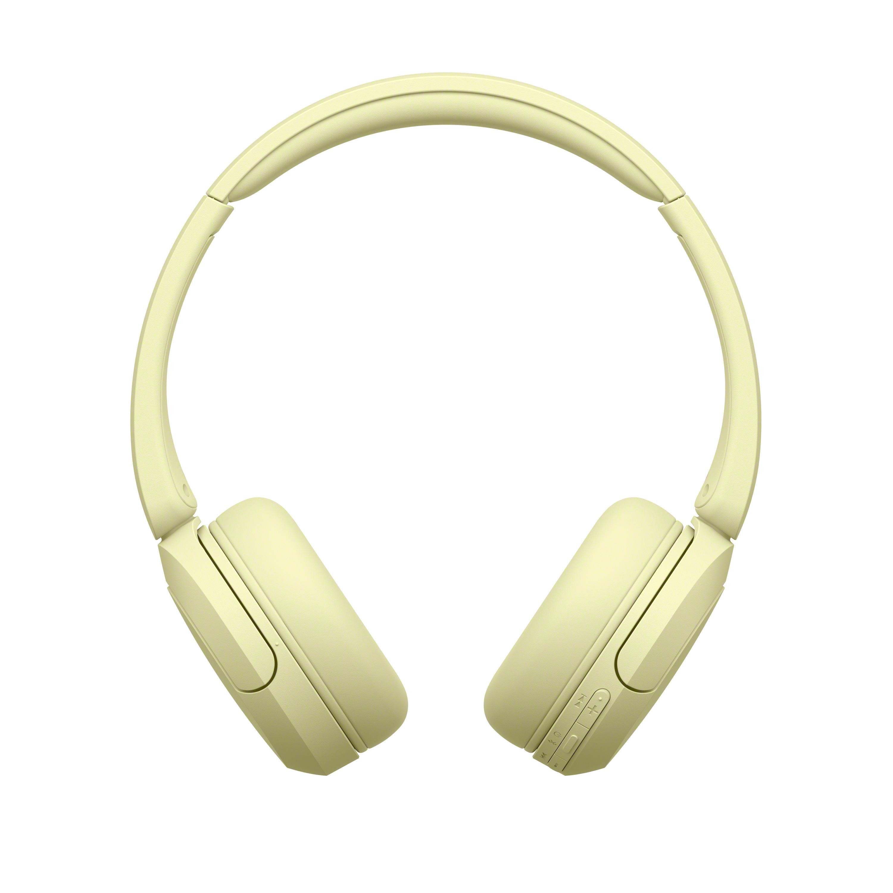 Auriculares Sony Whch520 Amarillo Overear Inalámbricos