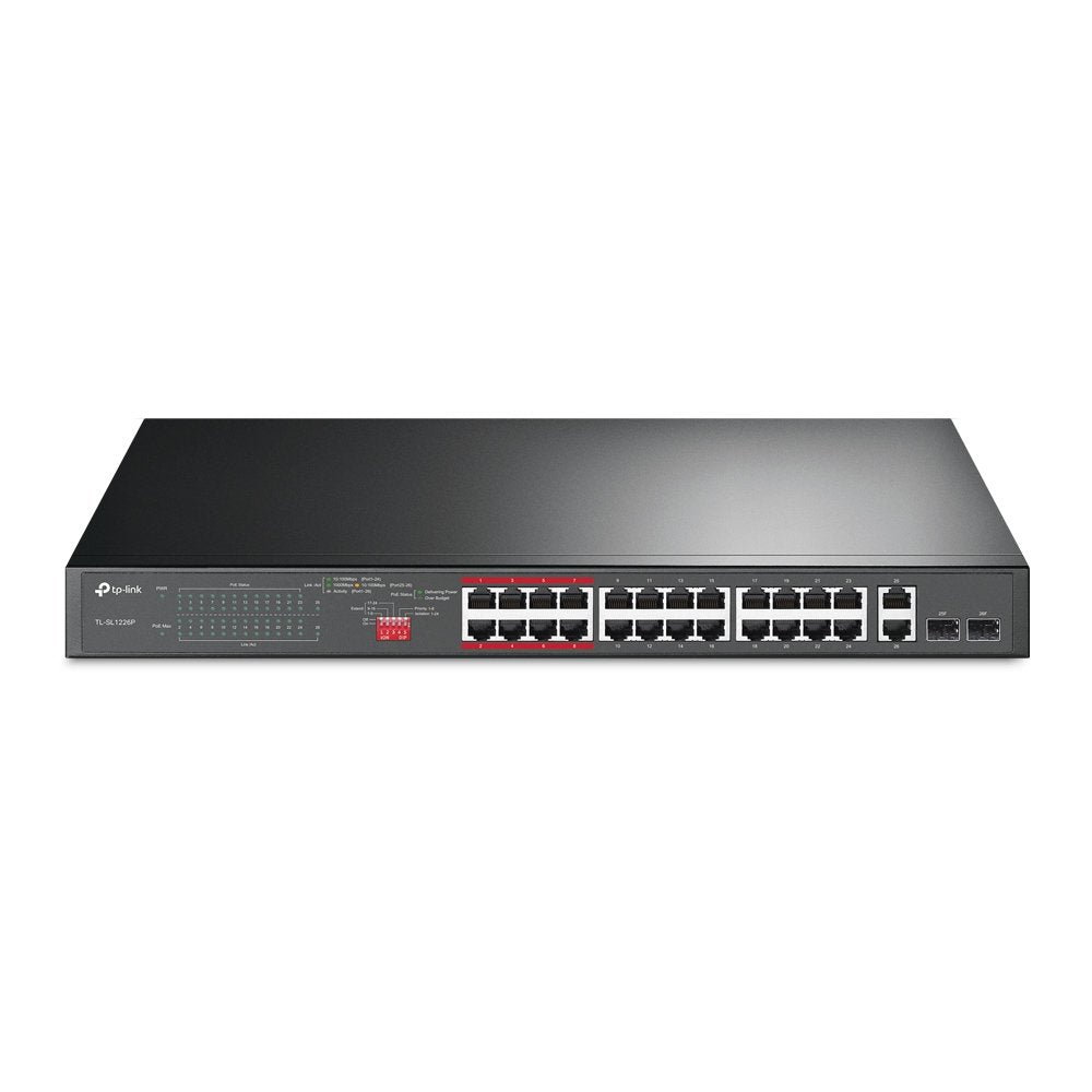 EAN 6935364089443 - TP-Link TL-SL1226P switch No administrado Gigabit Ethernet (10/100/1000) Energía sobre Ethernet (PoE) 1U imagen 1