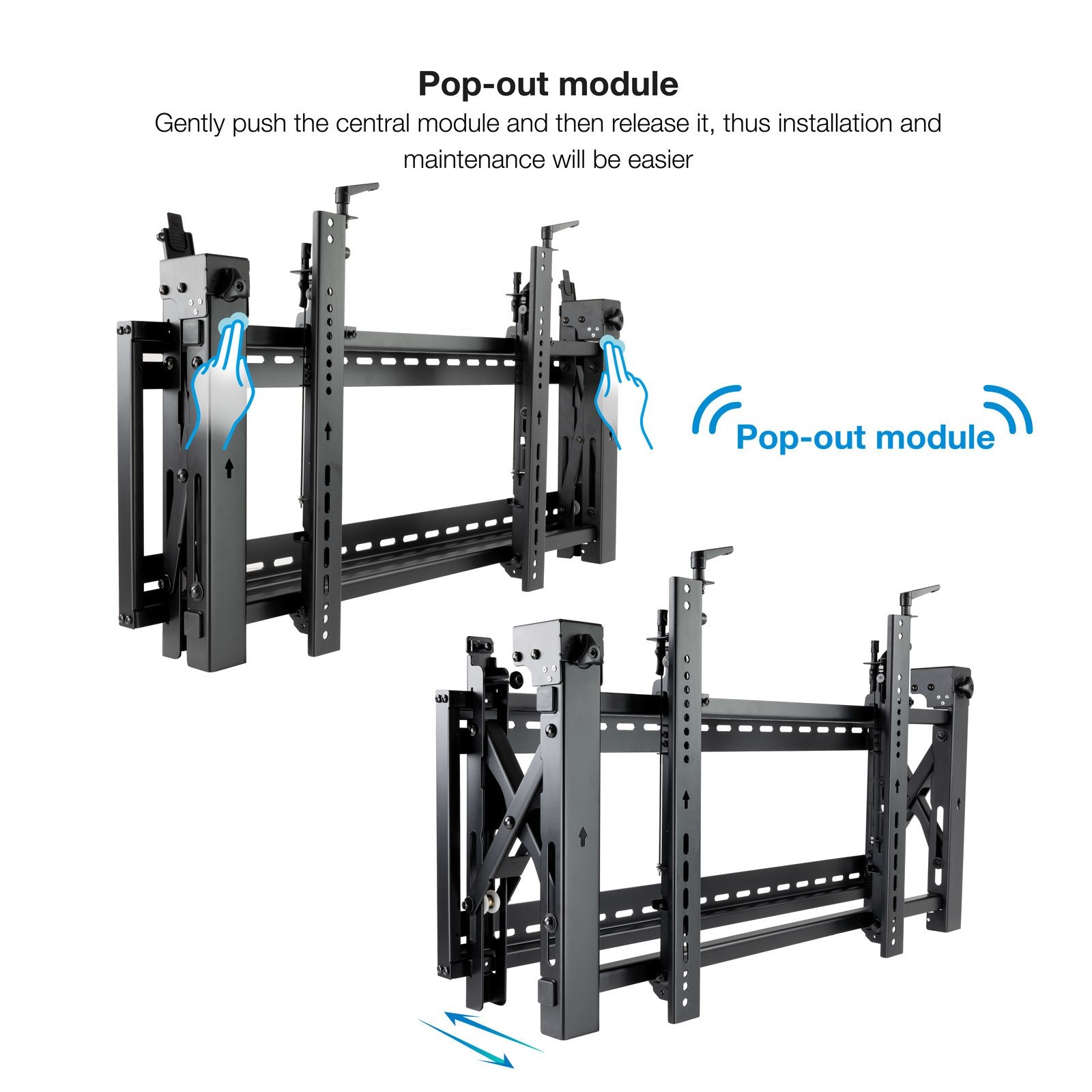 EAN 8433281013056 - TooQ TQVW5470T soporte para pantalla de señalización 177,8 cm (70") imagen 4