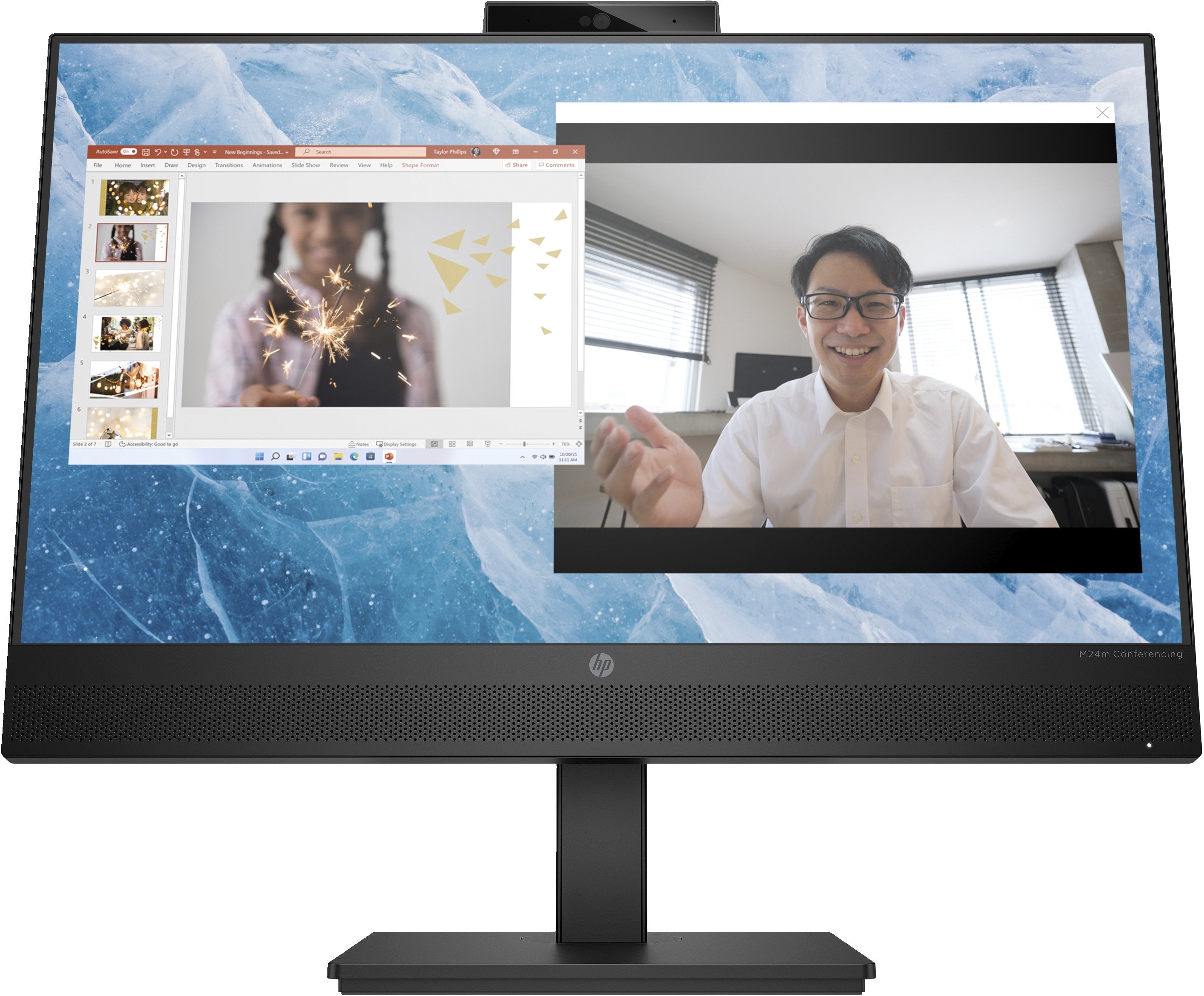 EAN 5715063348161 - HP M24m Conferencing Monitor pantalla para PC 60,5 cm (23.8") 1920 x 1080 Pixeles Full HD LED Negro imagen 1