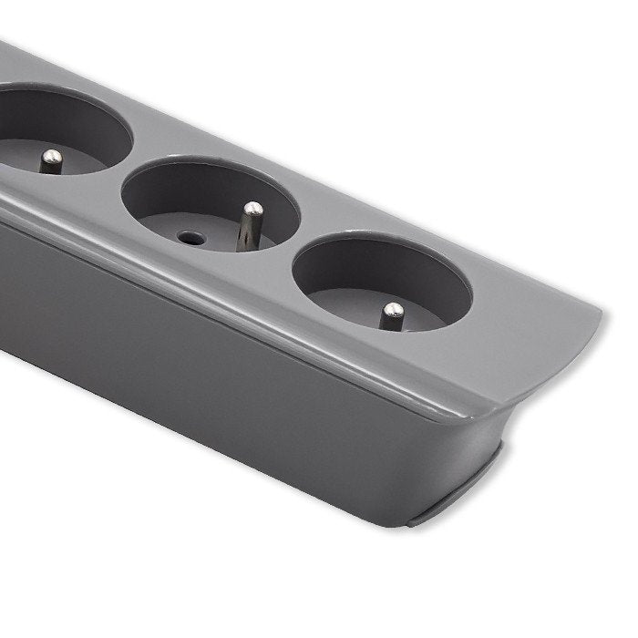 EAN 5901878502755 - Qoltec 50275 base múltiple 1,8 m 5 salidas AC Interior Gris imagen 4