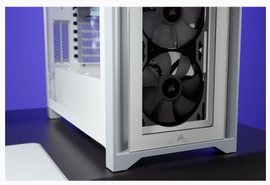 EAN 0840006626657 - Corsair iCUE 4000X RGB Midi Tower Blanco imagen 10