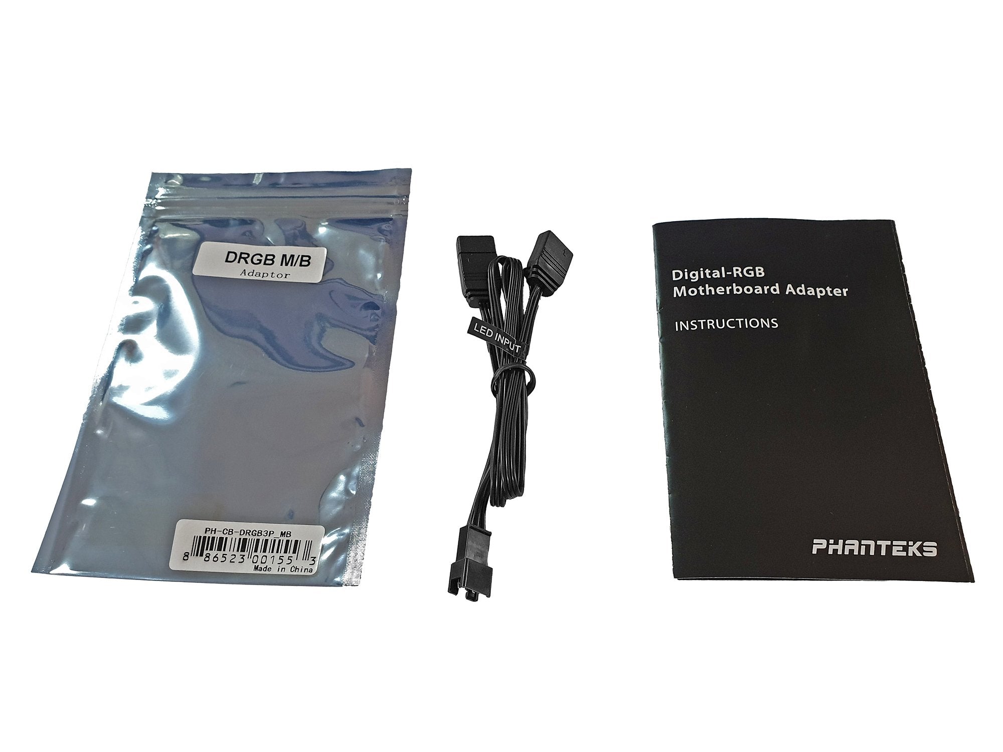Phanteks 3-Pin Rgb Led Adaptadorcable Para Mainboards Mit A-Rgb-Header