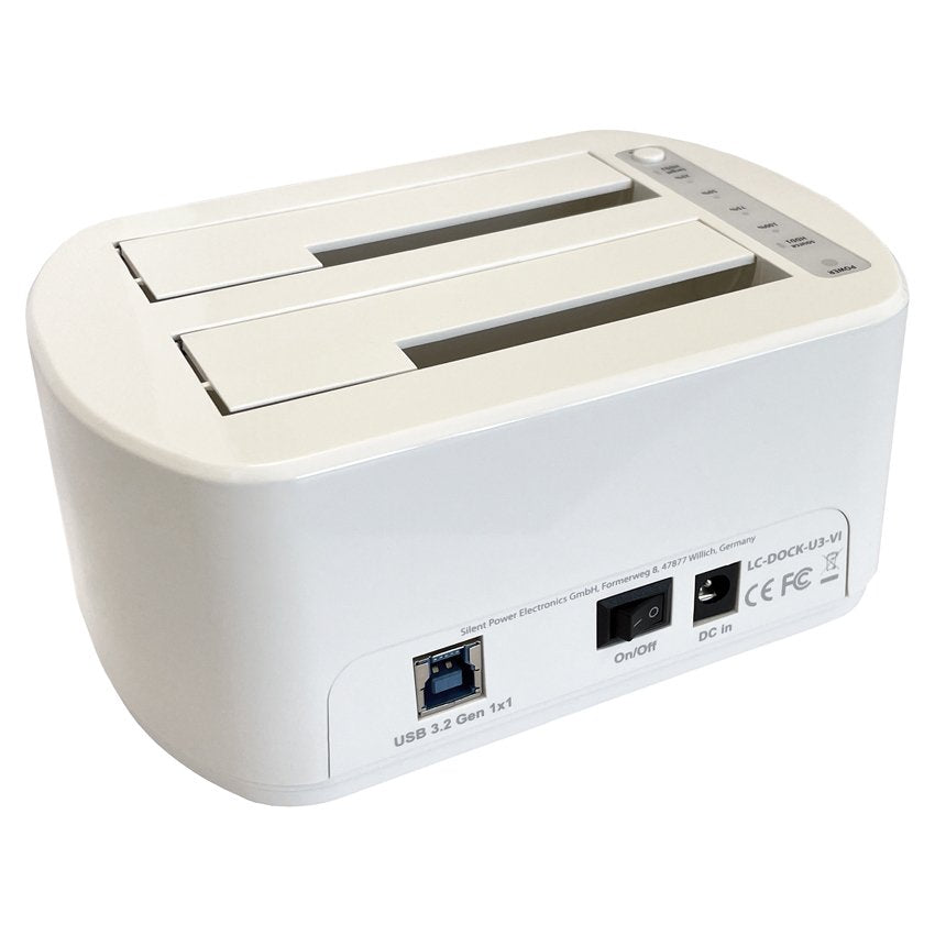Lc-Power Lc-Dock-U3-Vi Usb3.2 1xhdd/Ssd Docking 2,5/3,5 Whit Retail