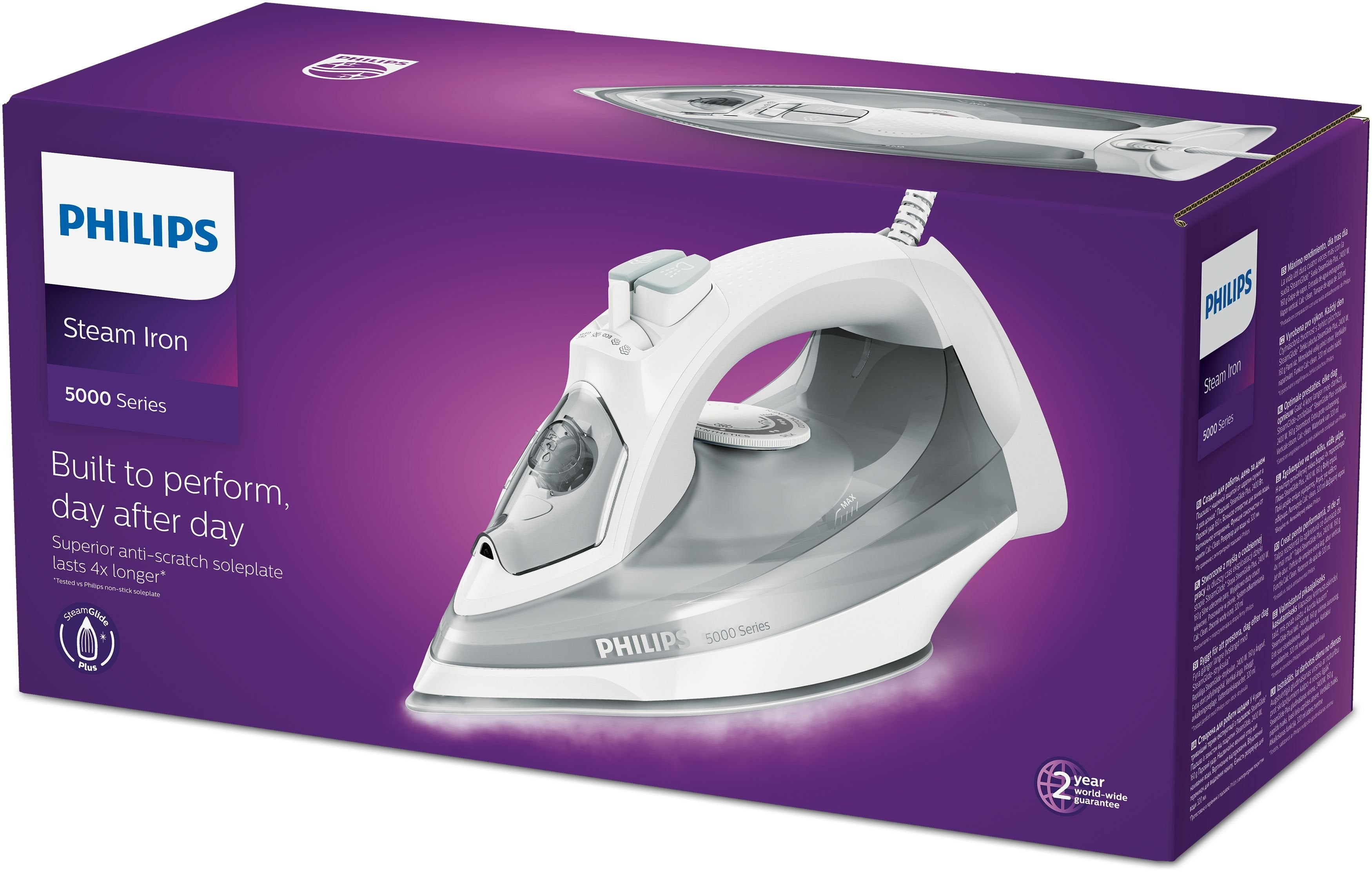 Philips 5000 Series Dst5010/10 Plancha 2400 W Vapor,