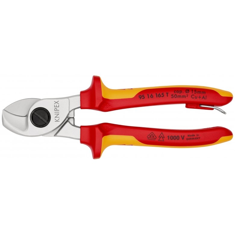 EAN 4003773081524 - Knipex 95 16 165 T crimpadora Herramienta para prensar Negro, Amarillo imagen 3
