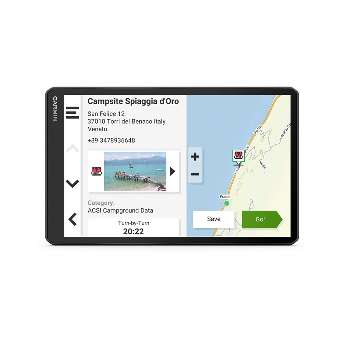 Garmin Camper 1095 Navegador Gps Para Autocaravana 10" Con Mapas De Europa