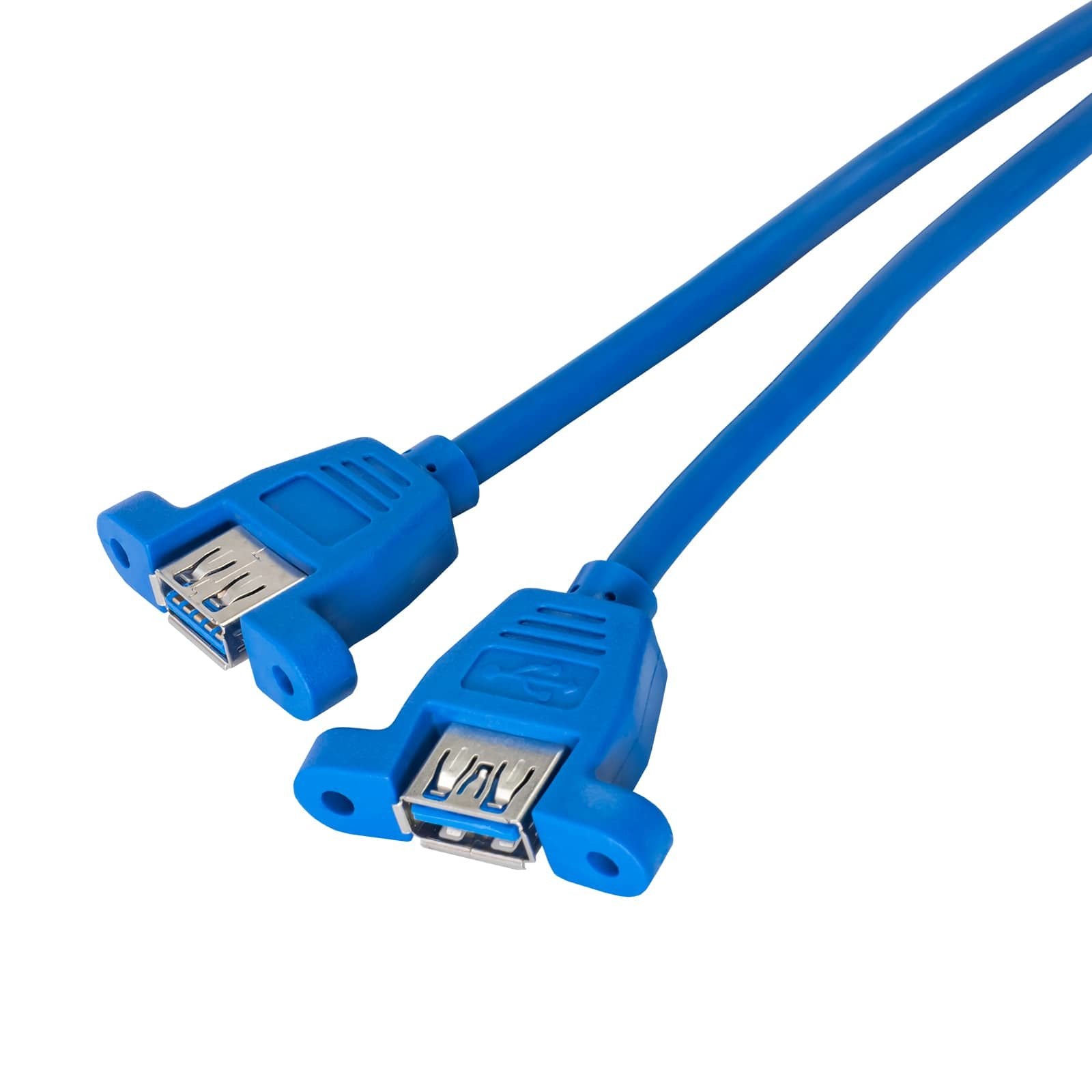 Cable Akyga Ak-Ca-62 Usb 3.2 Gen 1 (3.1 Gen 1) Usb 3.0 19-Pin 2 X Usb 3.0 Azul