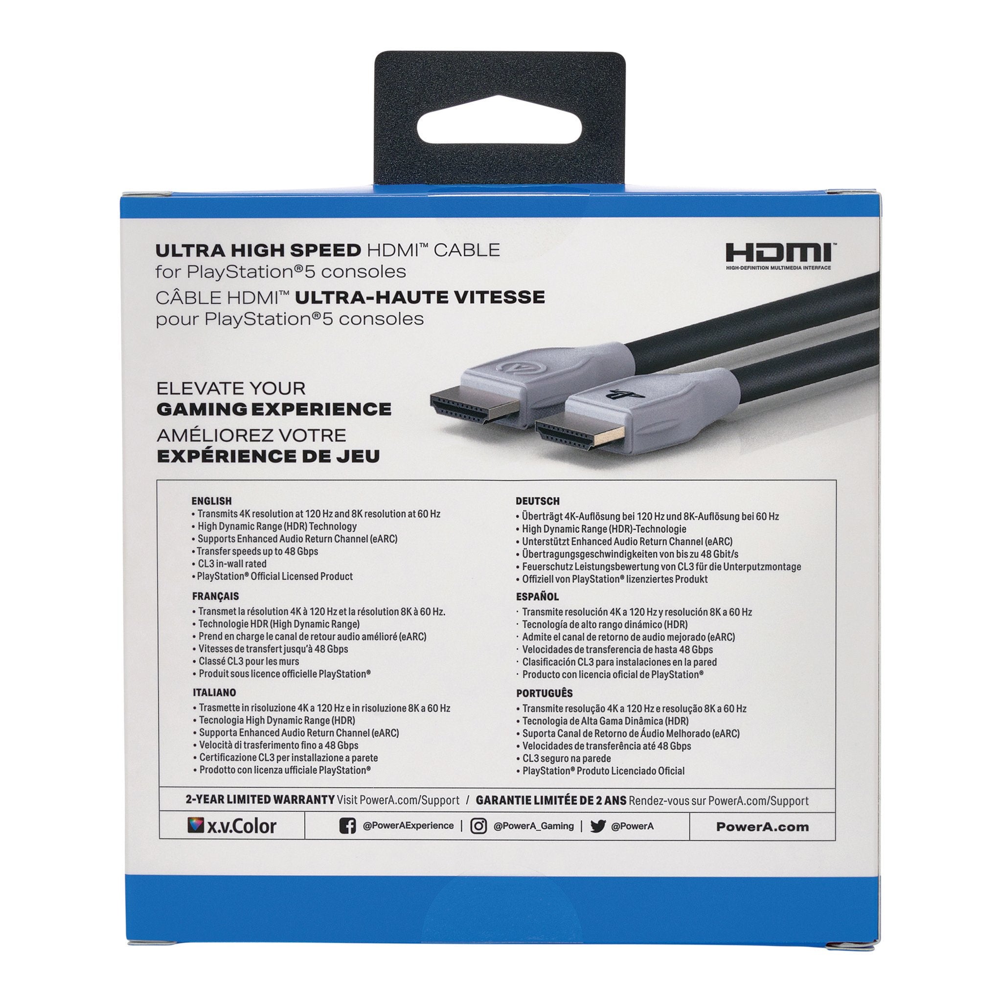 EAN 617885025808 - PowerA 1520481-02DI cable HDMI 3 m HDMI tipo A (Estándar) Negro imagen 8