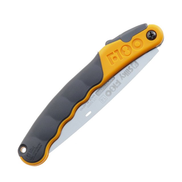Silky F180 Serrucho Plegable De Corte Por Tracción 18 Cm Naranja, Acero Inoxidable