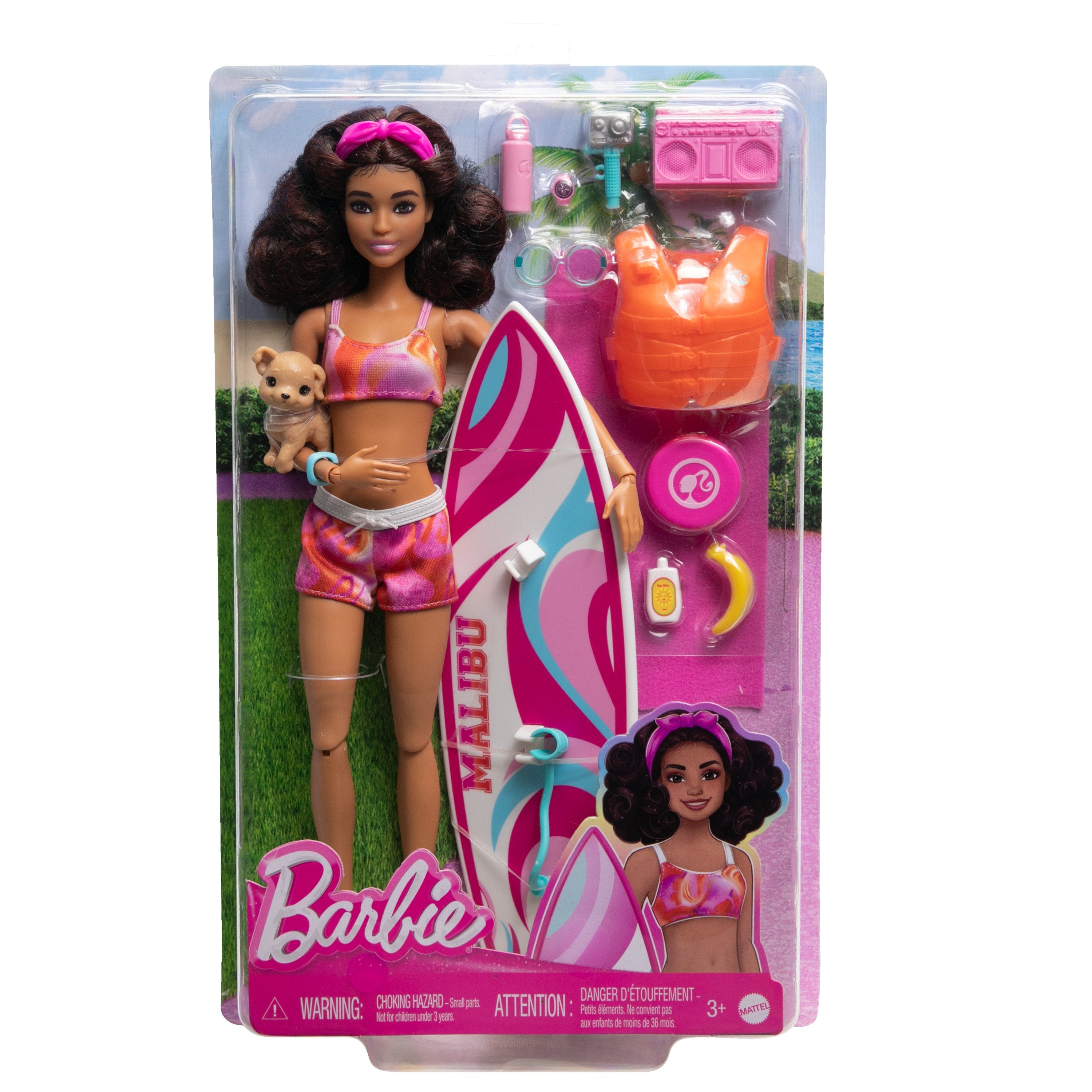 Mattel Barbie Surf Muñeca Y Accesorios Hpl69