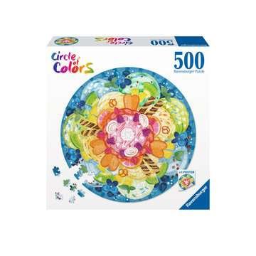 Ravensburger Puzzle Circle Of Colors Ice Cream 17348