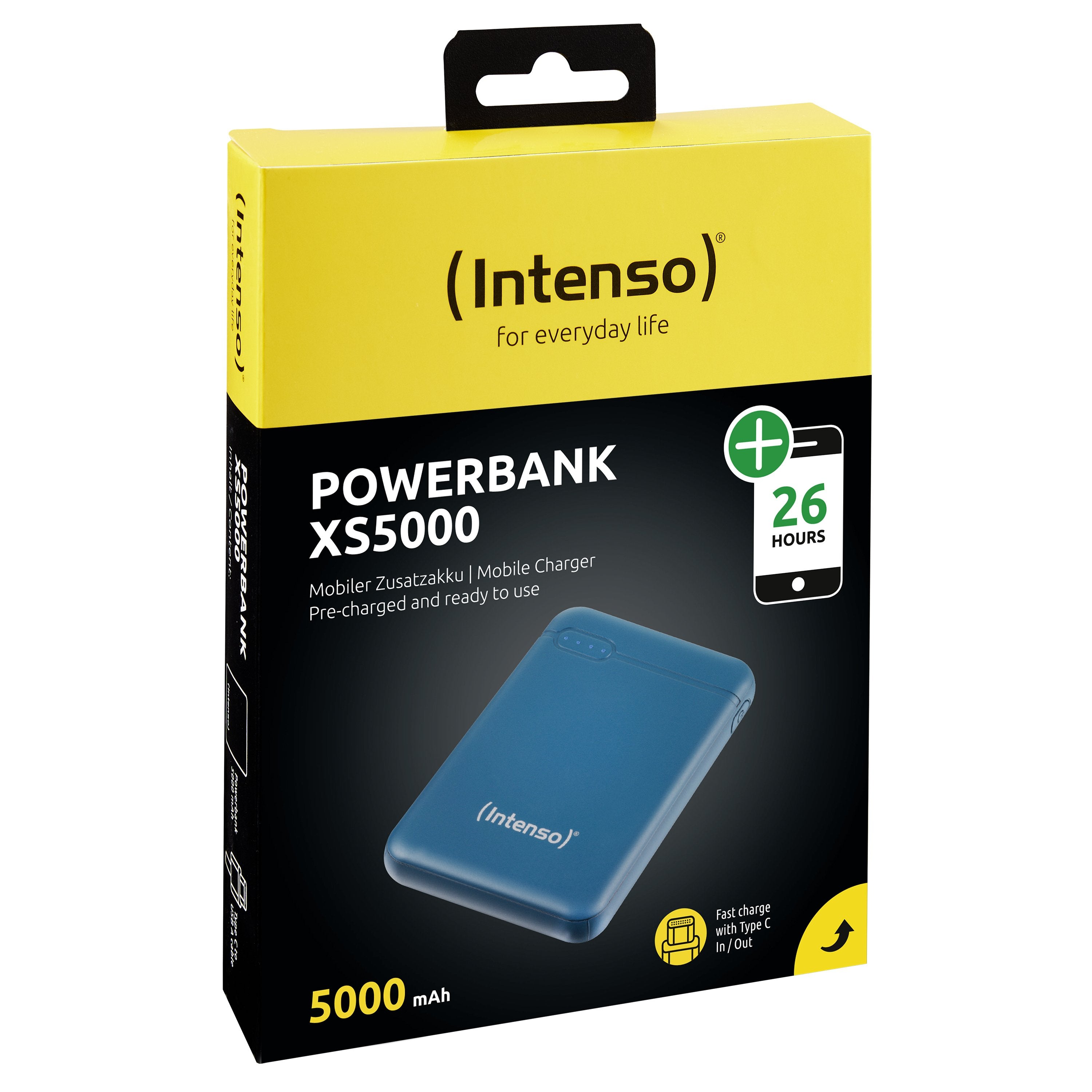 EAN 4034303028283 - Intenso XS5000 Polímero de litio 5000 mAh Color petróleo imagen 2