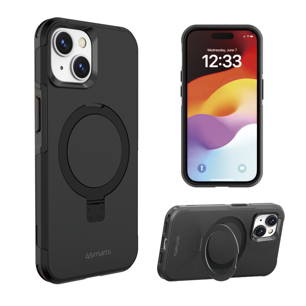 EAN 4252011906598 - 4smarts Defend Case funda para teléfono móvil 17 cm (6.7") Carcasa rígida Negro imagen 2