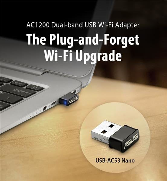Adaptador Usb Wifi Asus Usb-Ac53 Nano 1200mbps