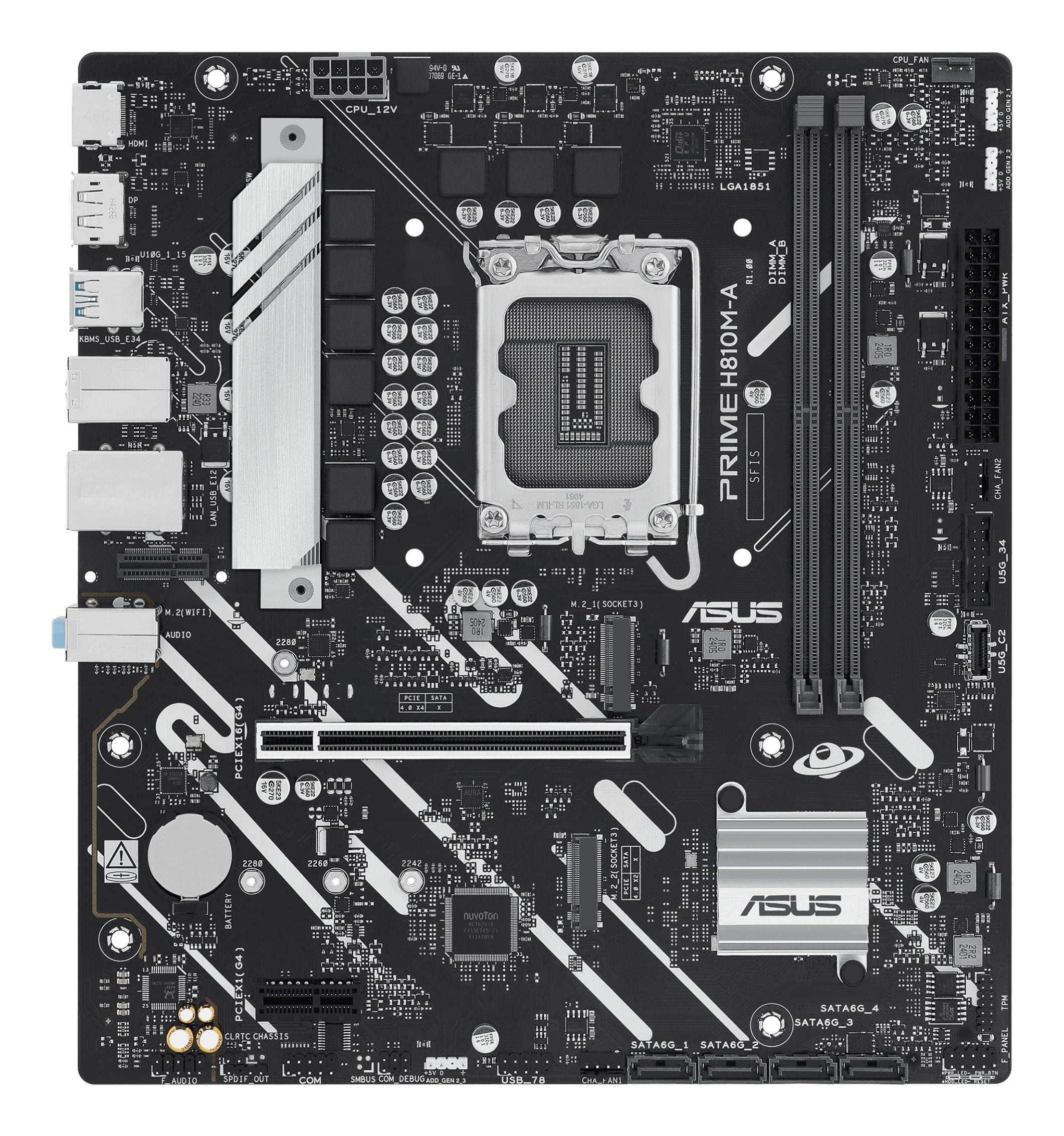 EAN 4711387844625 - ASUS PRIME H810M-A-CSM Intel H810 LGA 1851 (Socket V1) micro ATX imagen 2