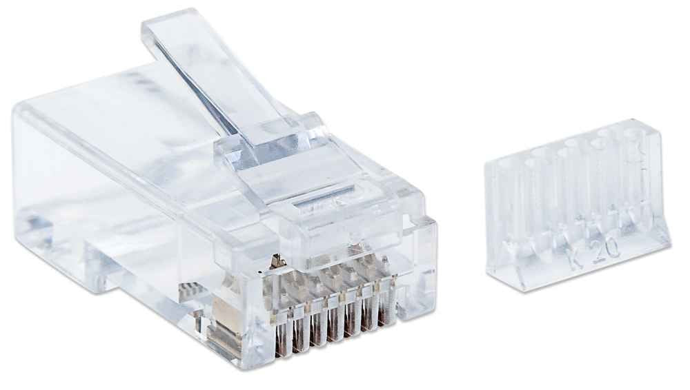 Intellinet 790604 Conector Rj45 Transparente