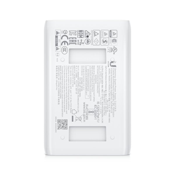 EAN 0817882027205 - Ubiquiti U-POE-AT adaptador e inyector de PoE Gigabit Ethernet imagen 3