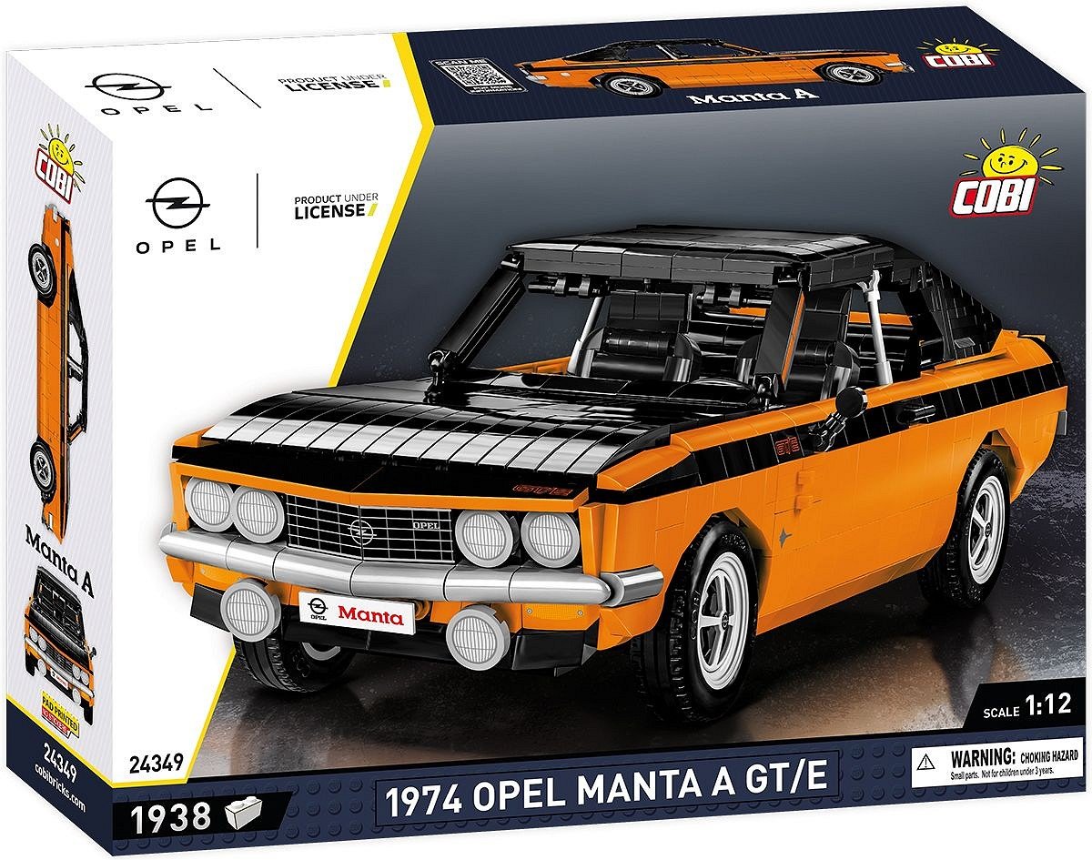 Cobi Opel Manta A Gt/E 1974, Escala De Juguetes De Construcción 1:12 Cobi-24349
