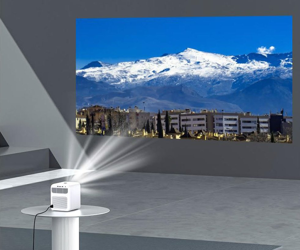 EAN 6970885350368 - WANBO MOZART 1 proyector de película 1000 lúmenes ANSI 1920 x 1080 Pixeles Azul, Blanco imagen 6