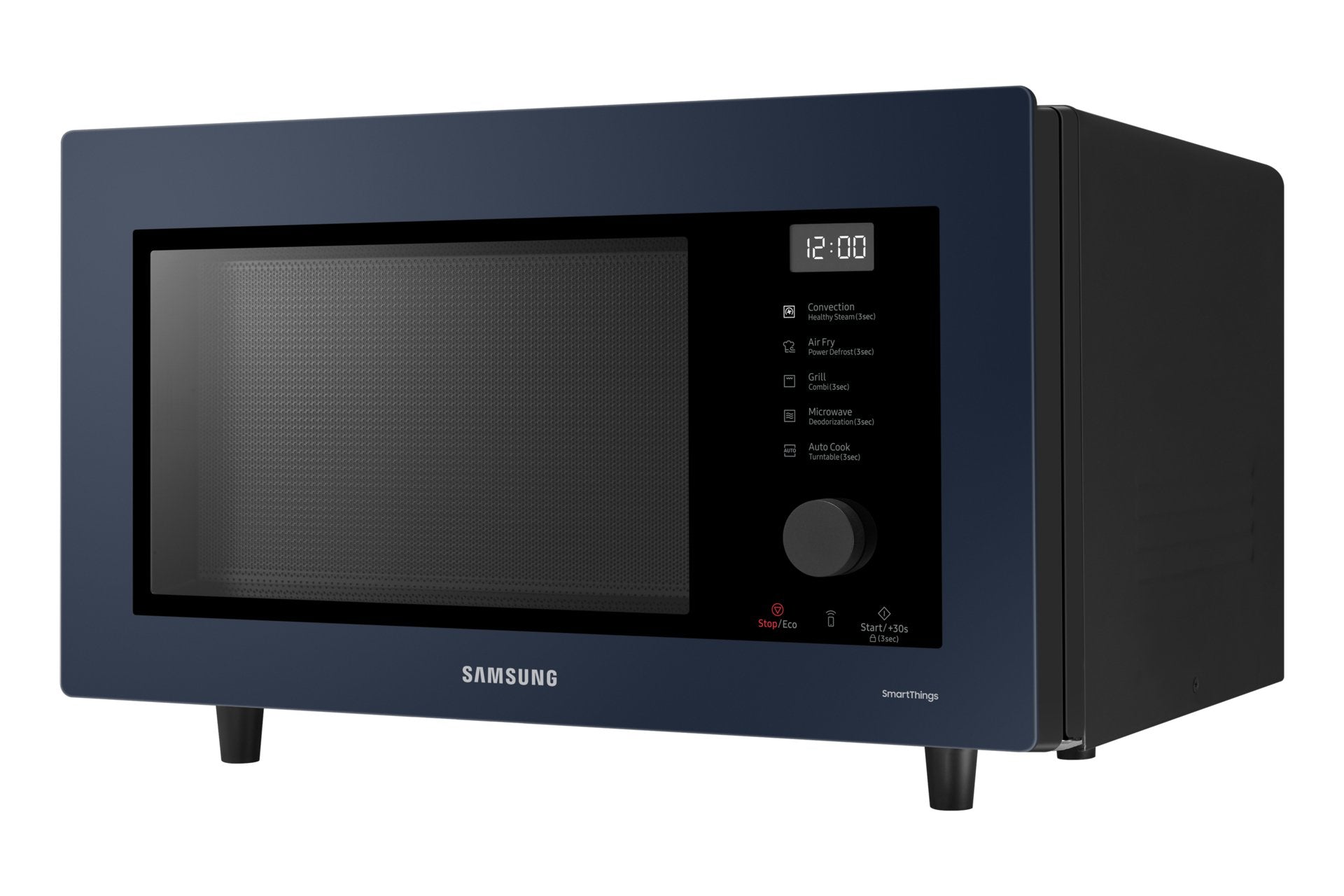 Microondas Samsung Con Grill 900w 32litros - Mc32db7746kde1 *Azul Marino Limpio*
