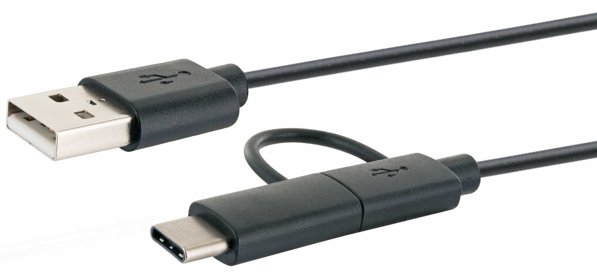 Cable Multiadaptador Usb 3.1 Schwaiger Usb 3.1 C 1m, Sw