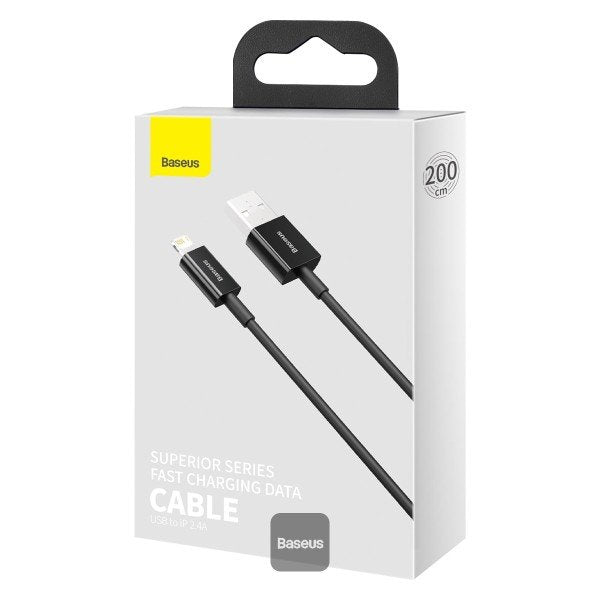 EAN 6953156205451 - Baseus CALYS-C01 cable de conector Lightning 2 m Negro imagen 3