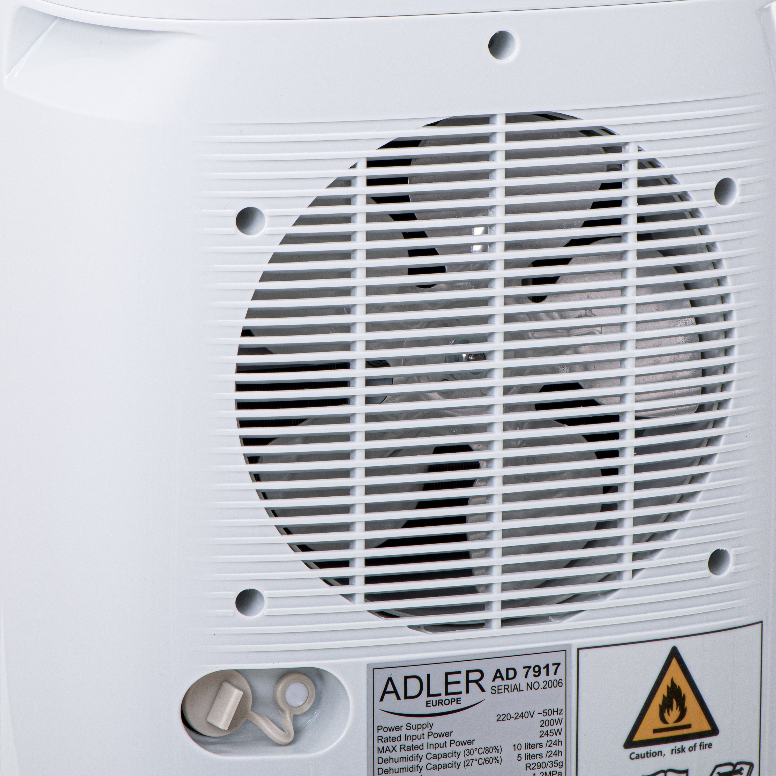 EAN 5902934838665 - Adler AD 7917 deshumidificador 2,2 L 45 dB 200 W Blanco imagen 4