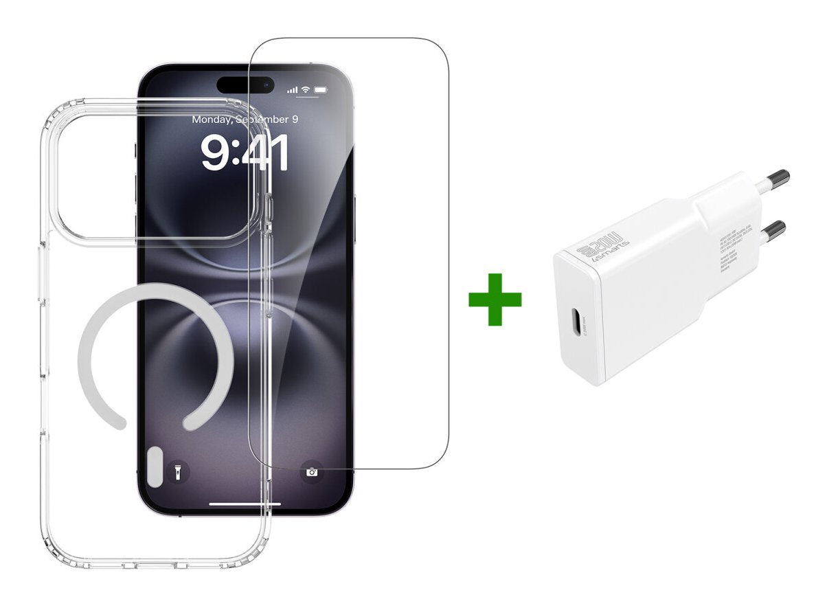 4smarts 3in1 Premium Starter Set Para Apple Iphone 17 Pro Max Magsafe-Kompatibel